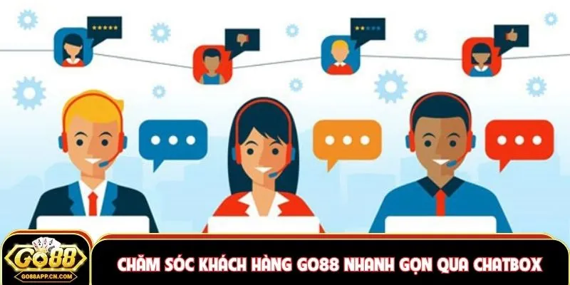 Chăm sóc khách hàng GO88 nhanh gọn qua chatbox